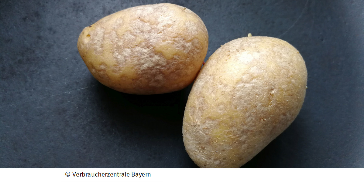Sind silber-graue Flecken auf Kartoffeln gesundheitsschädlich?