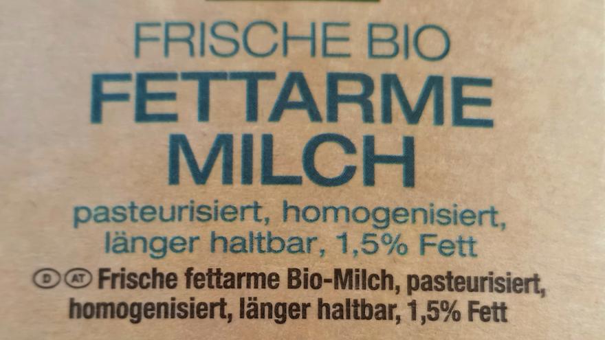 Kennzeichnung fettarme Milch länger haltbar