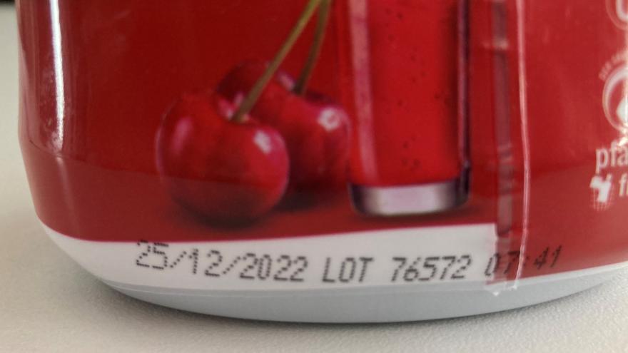 Erfrischungsgetränk mit Mindesthaltbarkeitsdatum