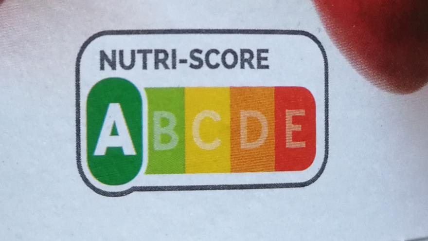 Nutri-Score A auf einer Lebensmittelverpackung