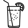 Das Icon zeigt ein Glas mit Getränk darin